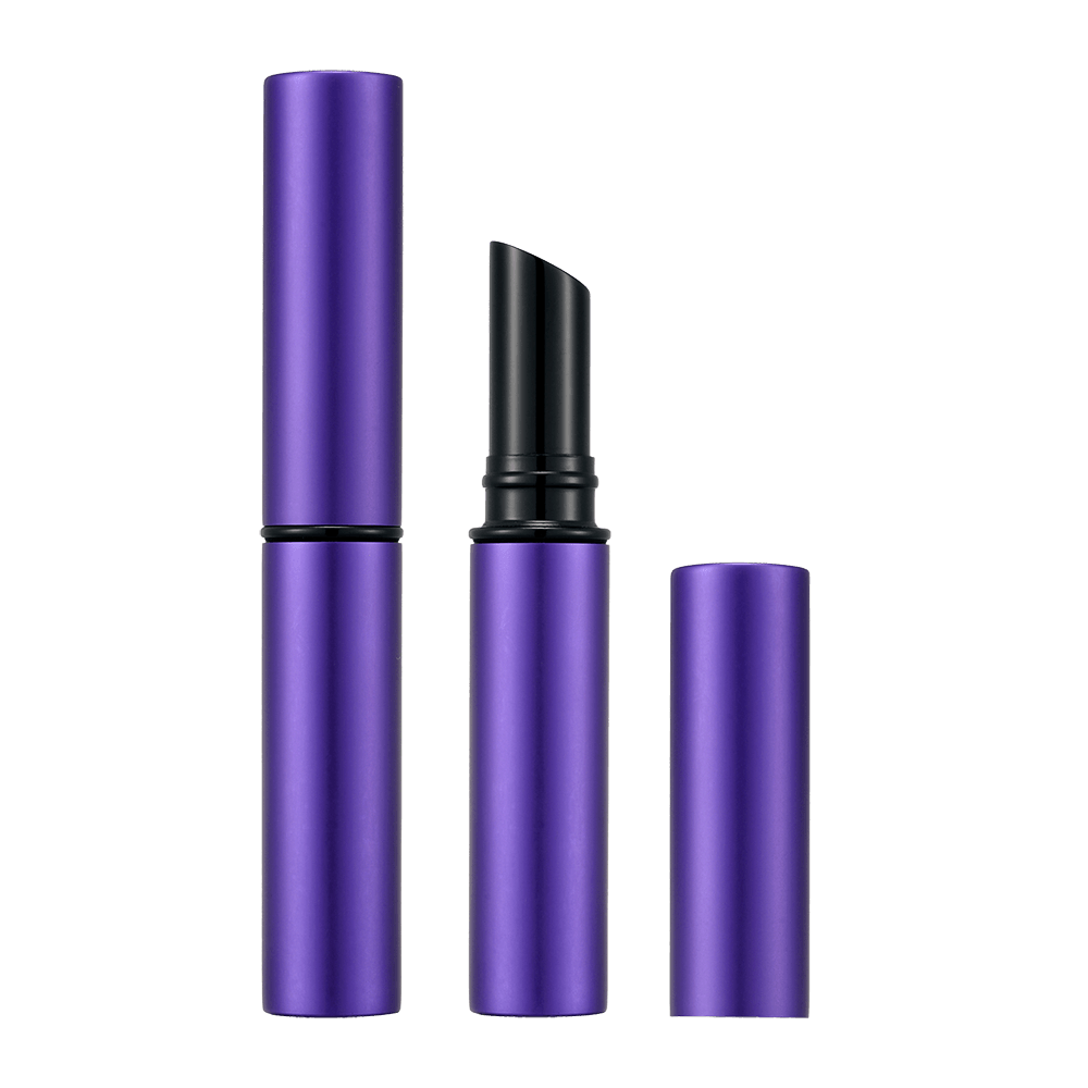 空的紫色气密性圆形唇膏管 HL8425