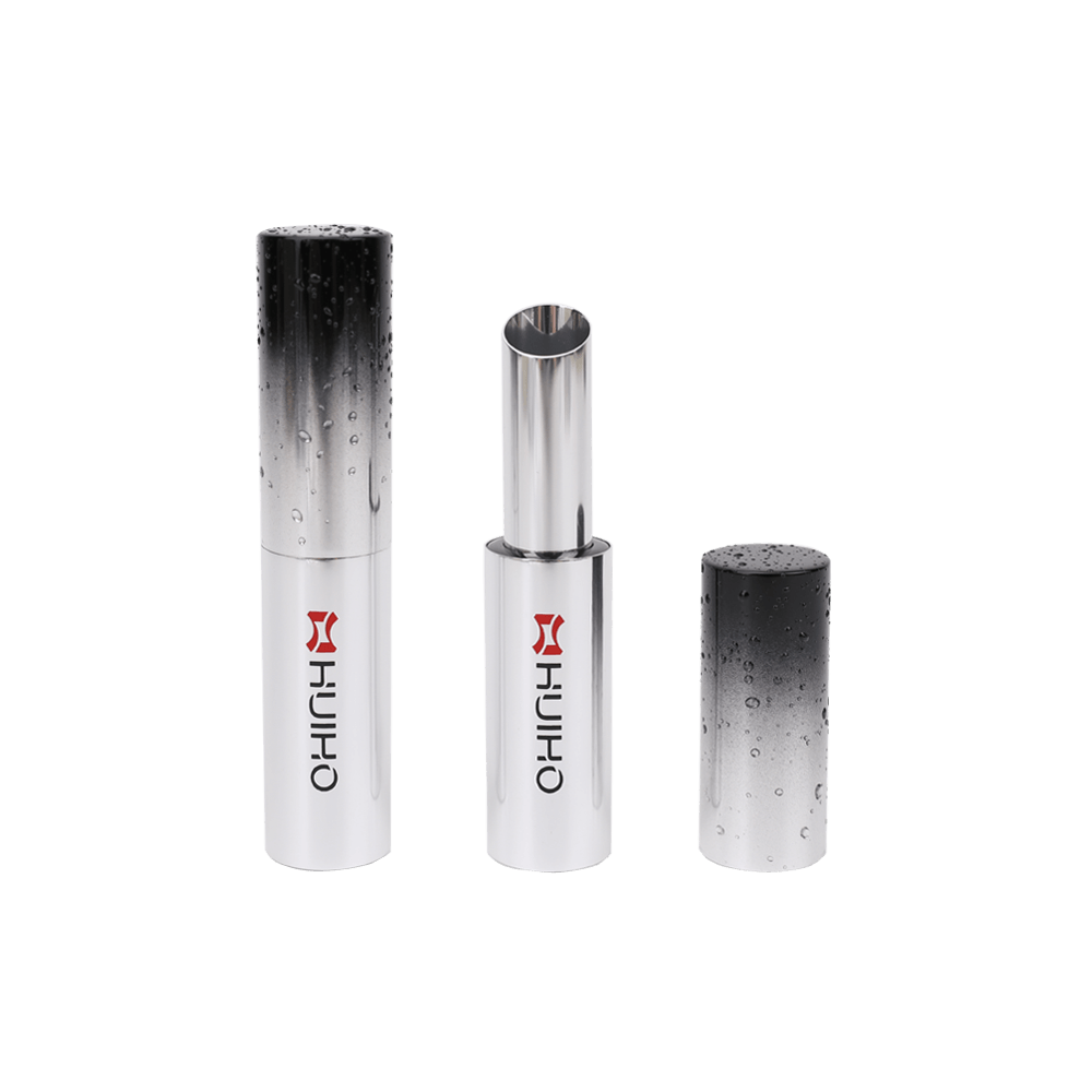 Gradient silver lipstick tube Container HL8237